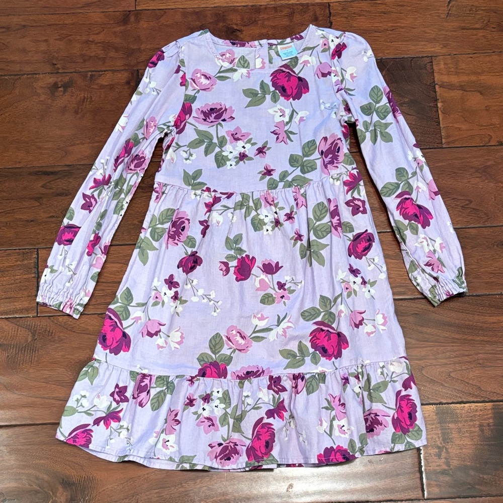 Gymboree Purple Floral Kids Dress